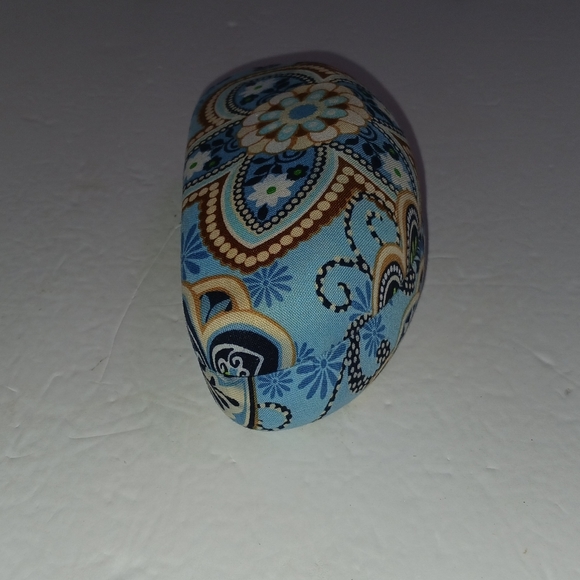 Vera Bradley "Blue Floral Java" Hard Eyeglass Case, Large, EUC - Picture 6 of 6
